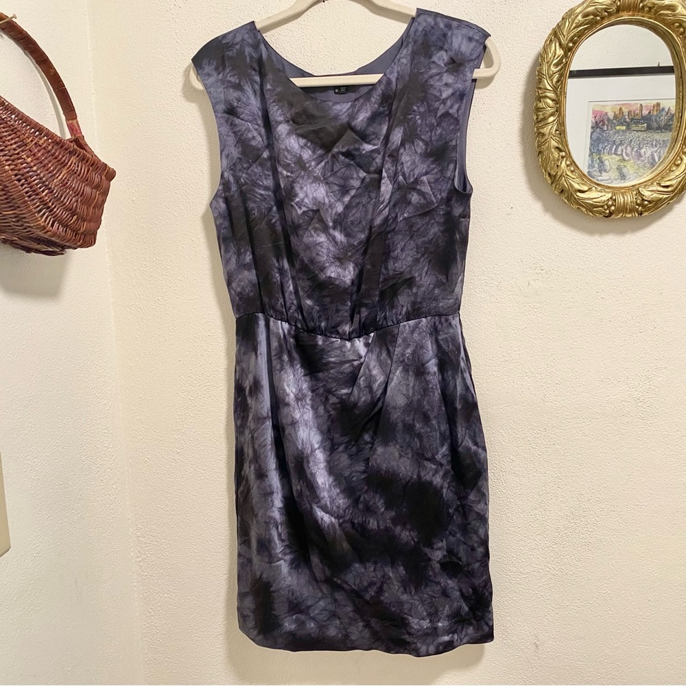 Theory Arena Burnish 100% Silk Dress